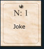 N: 1     Joke