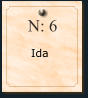 N: 6      Ida